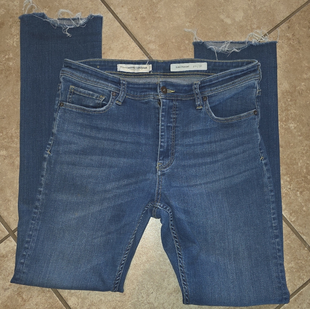 Pilcro Dark Blue Skinny Jeans ANTHROPOLOGY